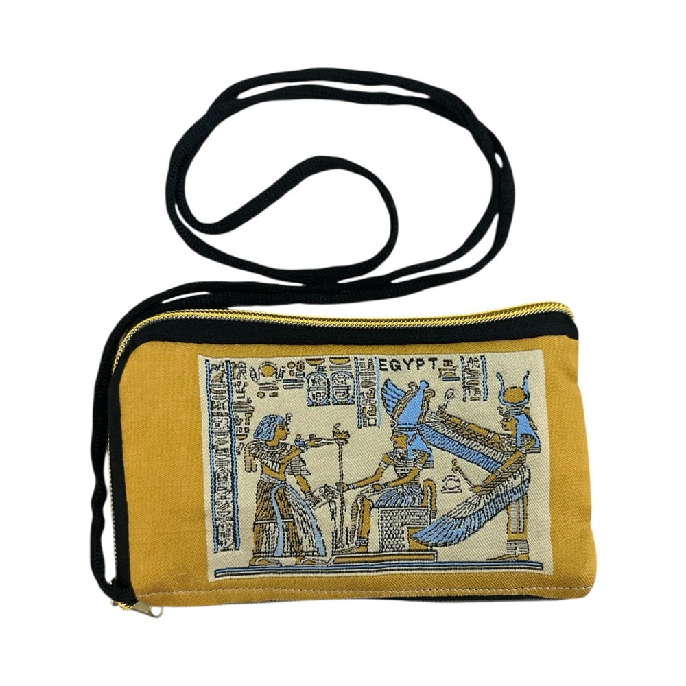 Authentic Vintage Egyptian Tapestry Embroidered Crossbody Souvenir Bag BRAND NEW